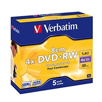 DVD+RW Verbatim 1,4GB 8cm.