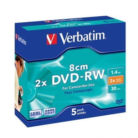DVD-RW Verbatim 1,4GB 8cm.