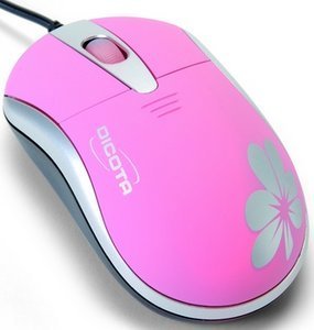 Ratón Dicota Blossom rosa